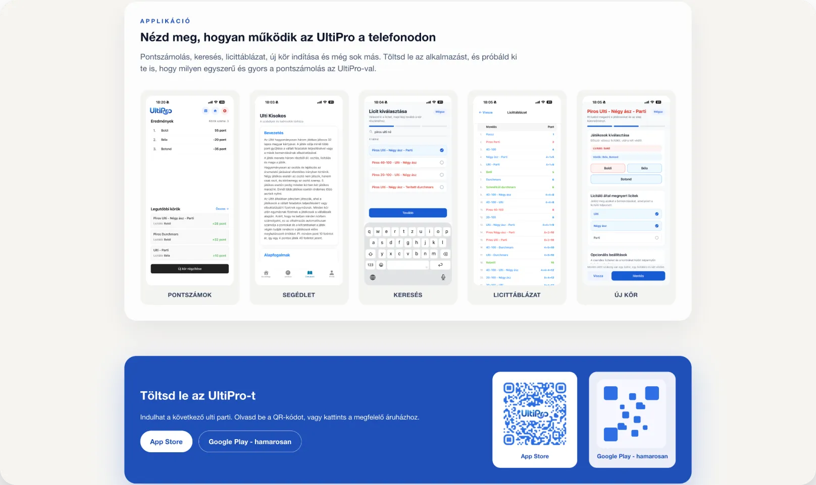 UltiPro mobilalkalmazás — 3